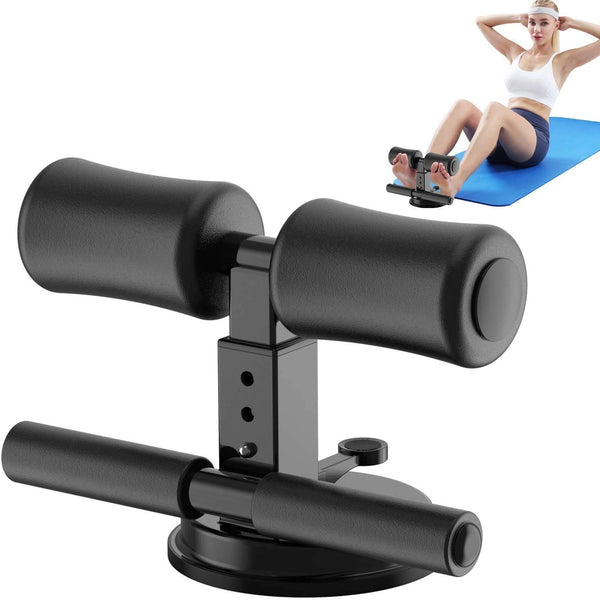 Sit-Up Bar With Foam Handle and Rubber Suction Seat